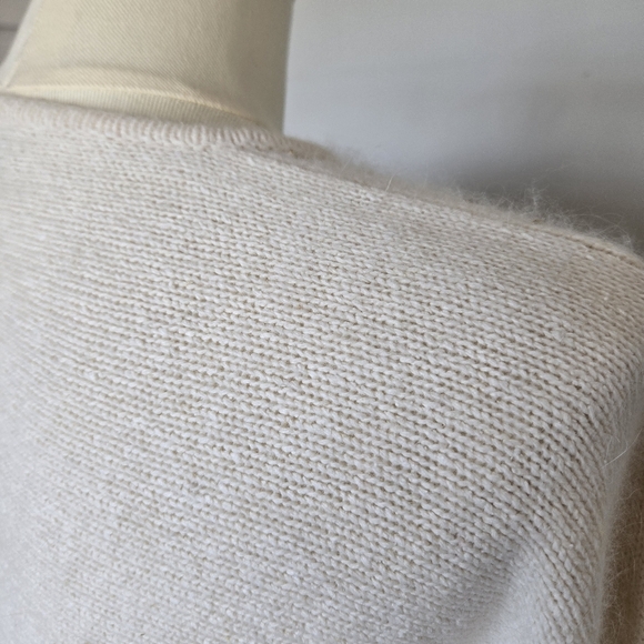 Cedars Embellished Silk Wool Knit Sweater Women's M Vtg 80s Luxury Maximalist - Picture 10 of 13